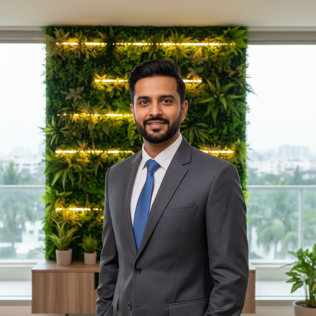 Zaid Ansari vertical garden expert Mumbai installer