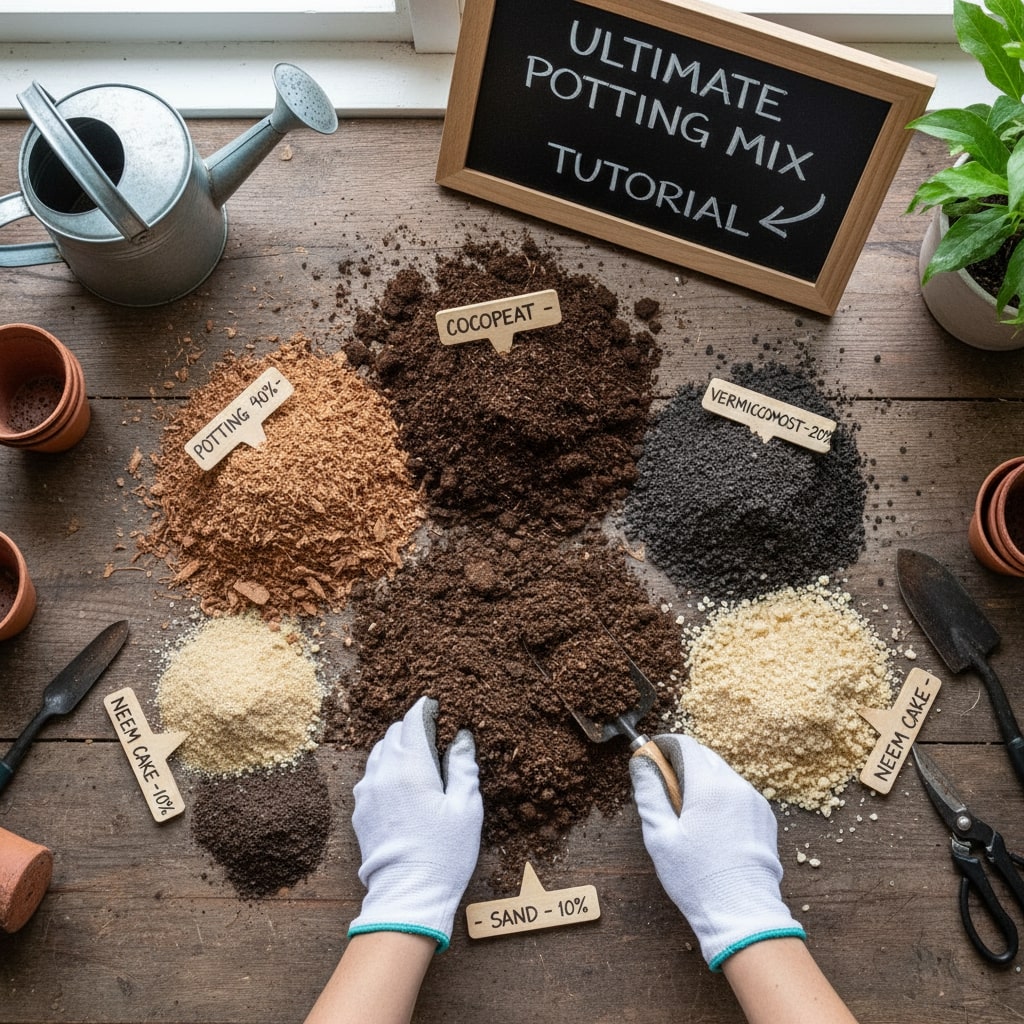 soil mixing recipe tutorial