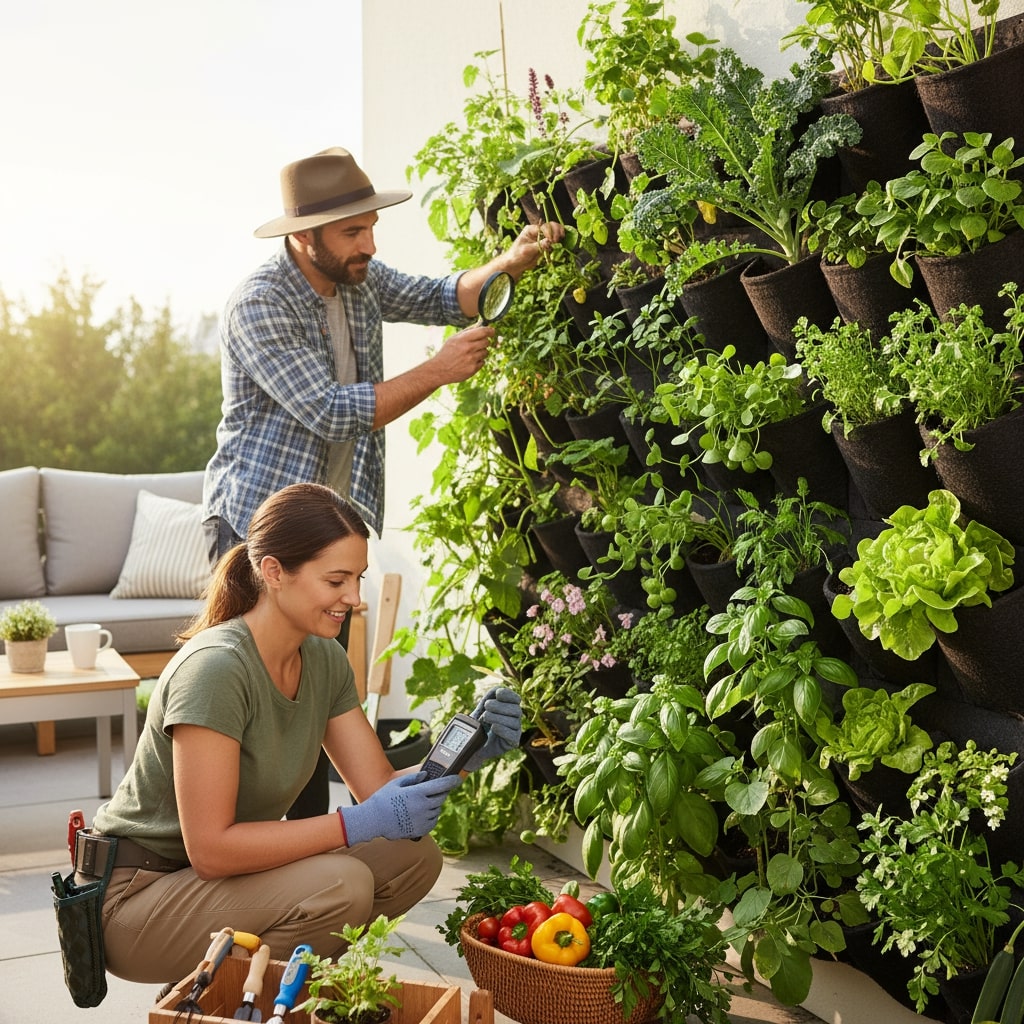 how to build a vertical vegetable garden frame