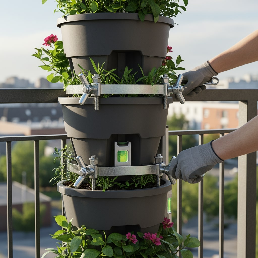 affordable vertical gardening setup