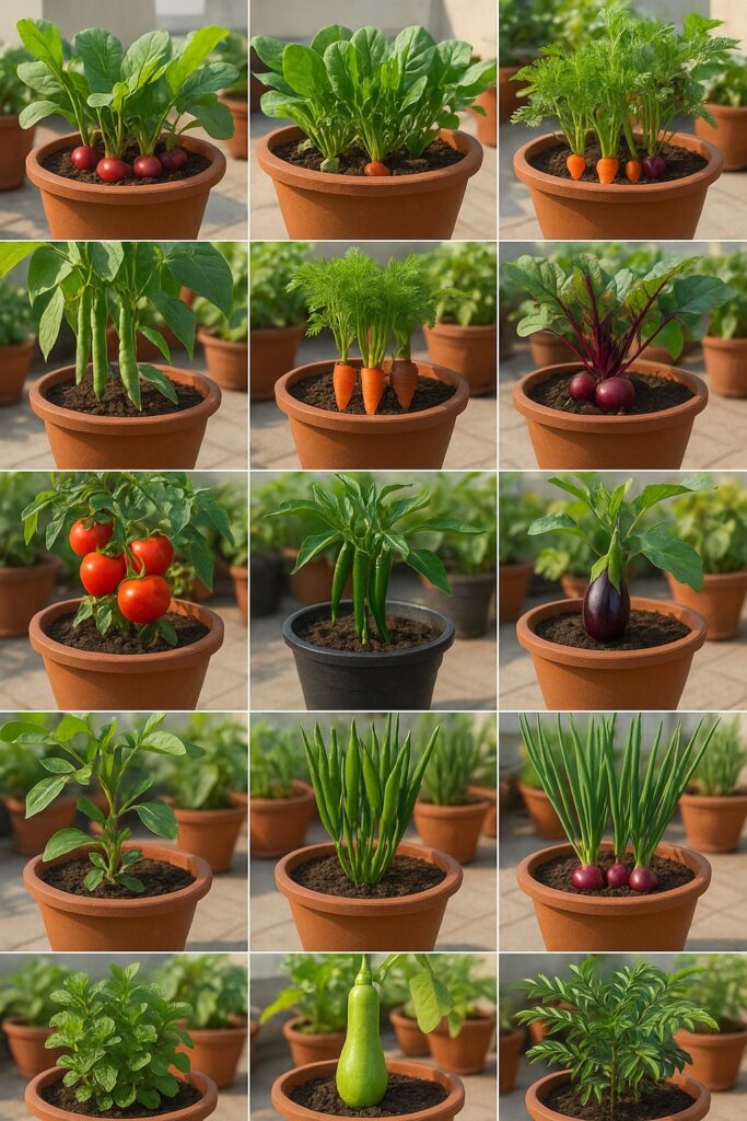 best vegetable plants for terrace garden

