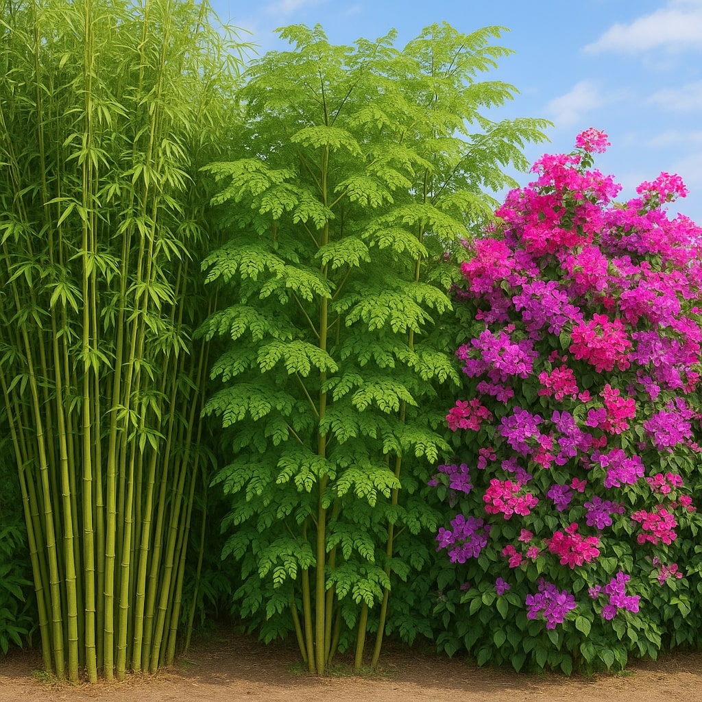 tall plants for terrace garden
