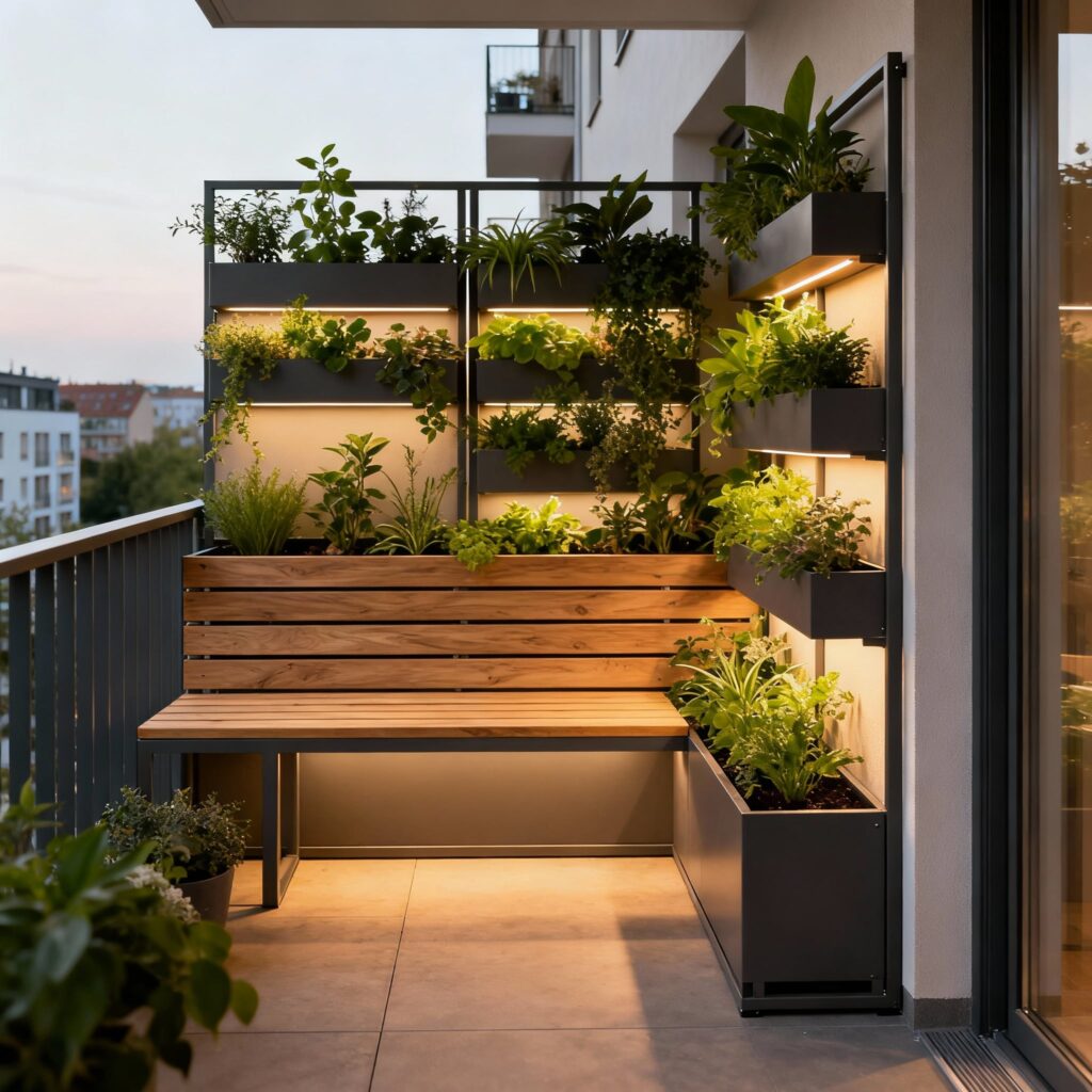 balcony vegetable garden ideas for apartments
