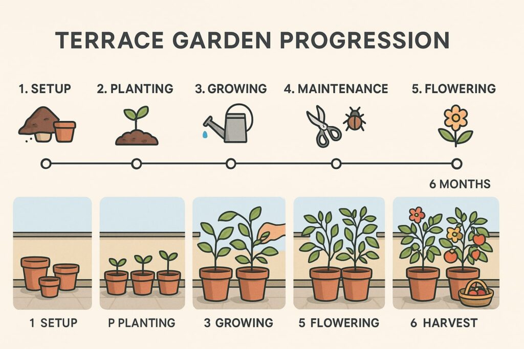 best vegetable plants for terrace garden