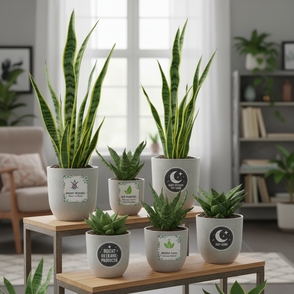 oxygen snake plant