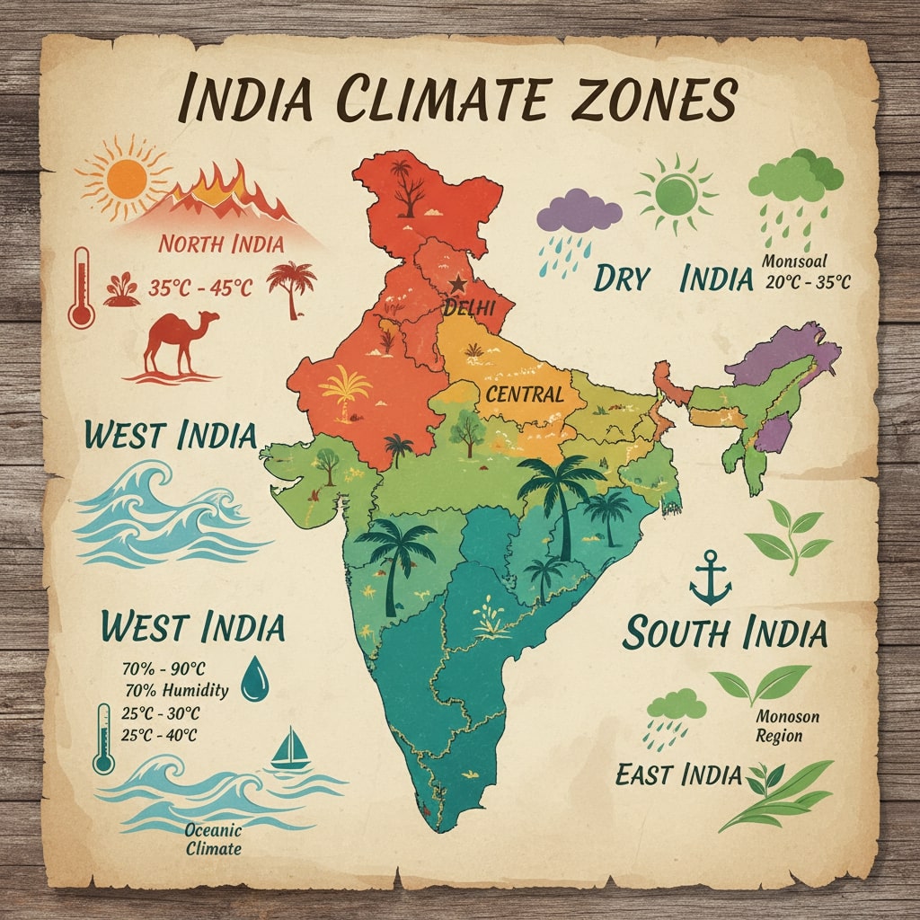 climate India regional