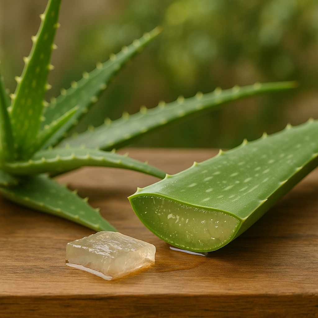 aloe vera gel extraction medicinal plant