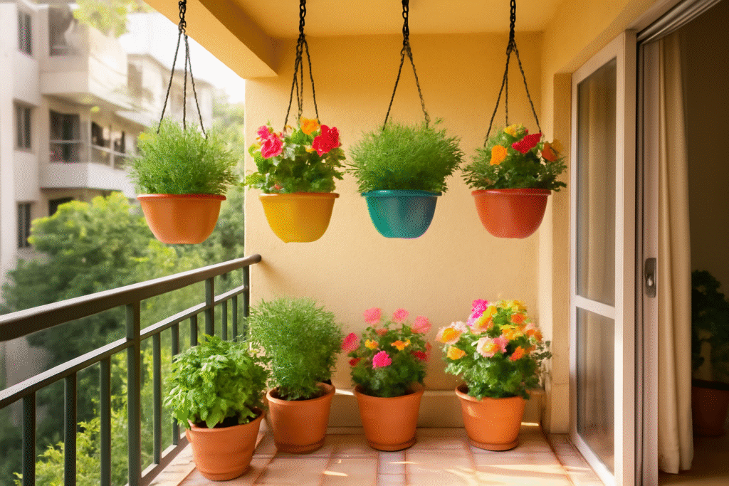how to make vertical garden in balcony
