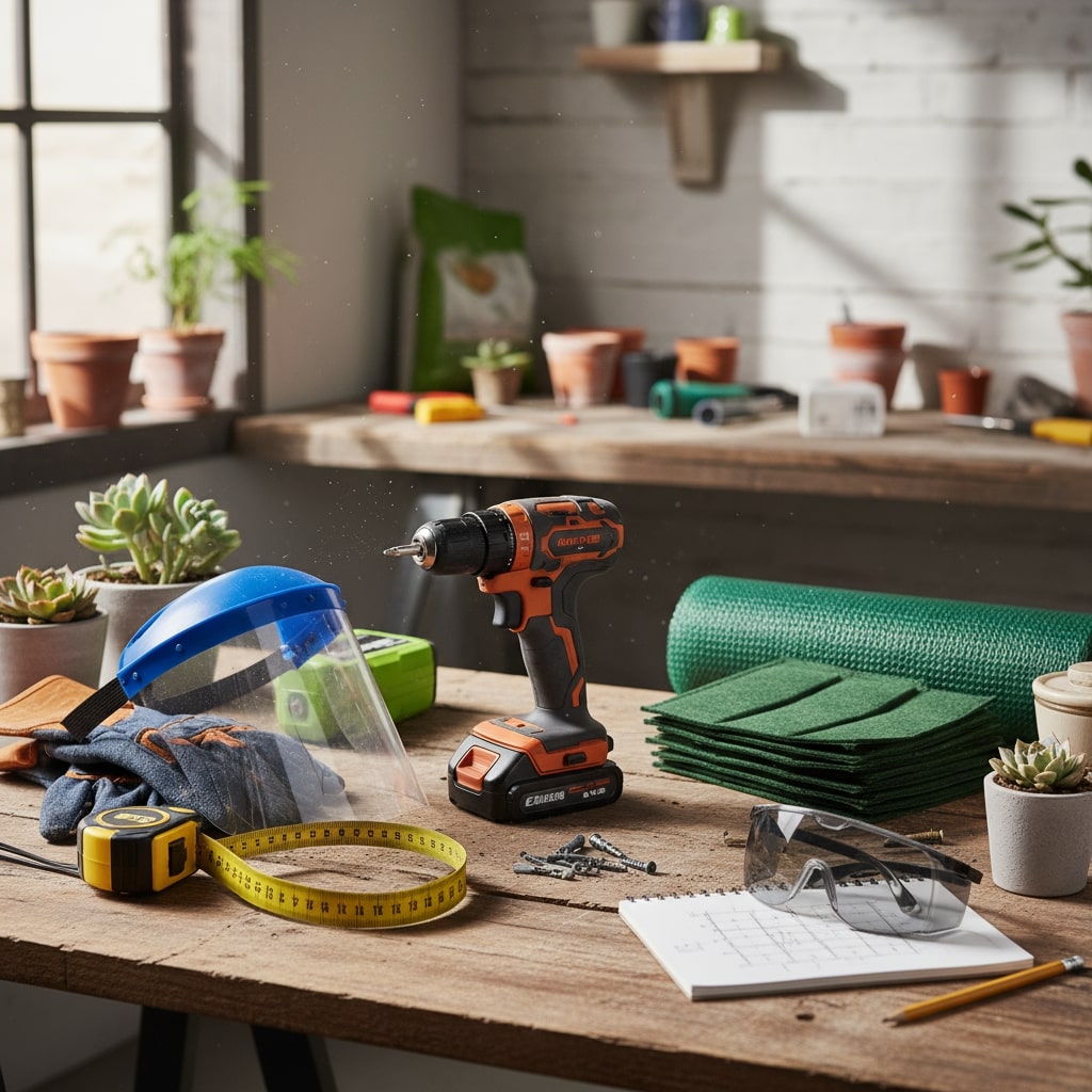 construction tools workspace setup