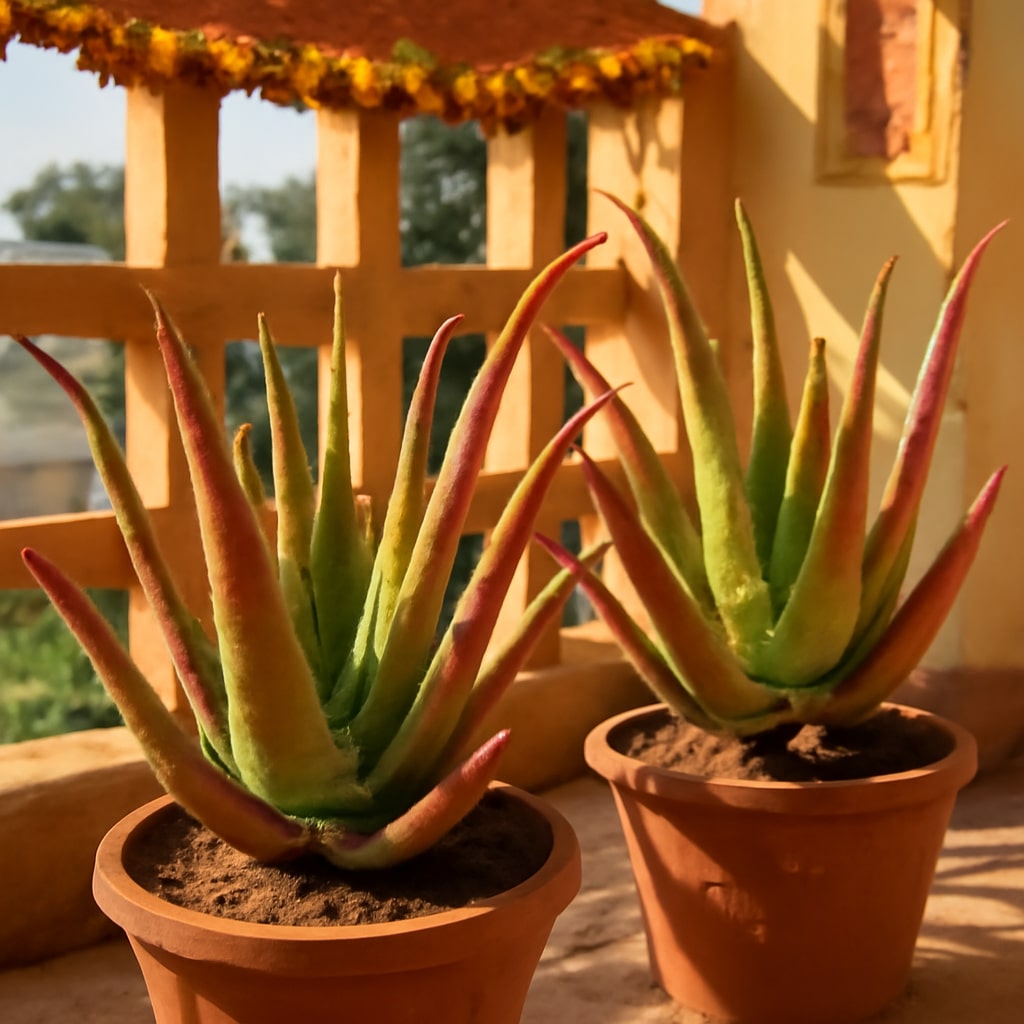 aloe vera plant care Indian climate heat resistant