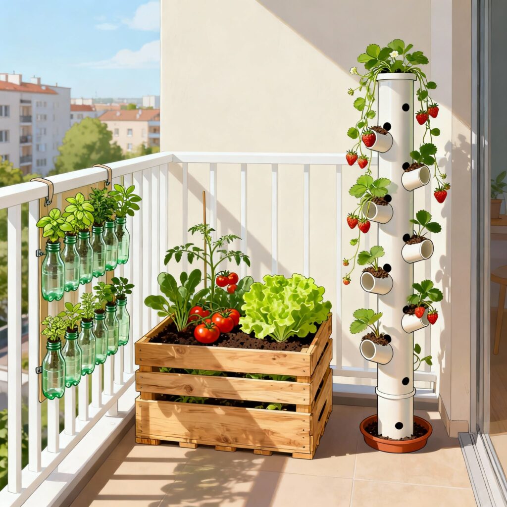small garden ideas with pots
