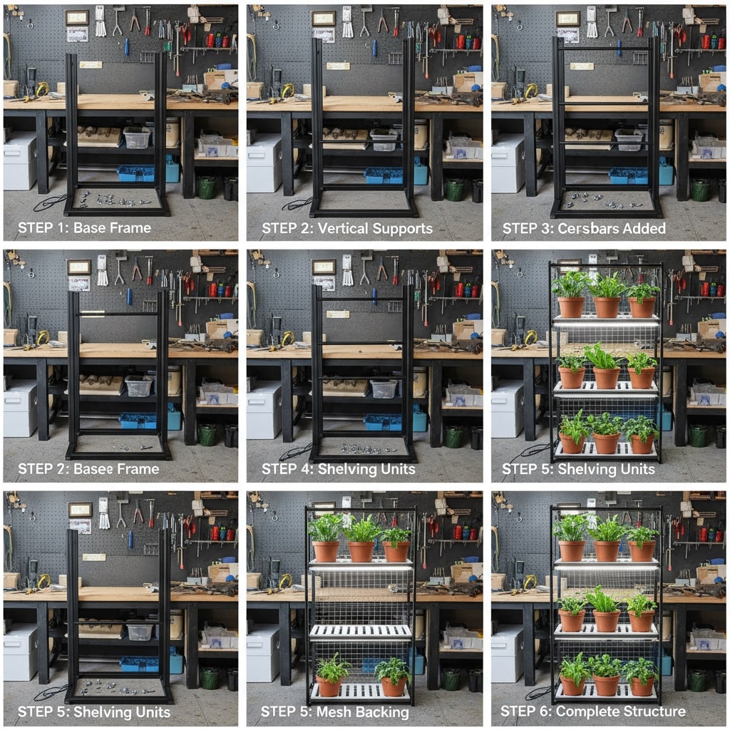 frame assembly sequence building