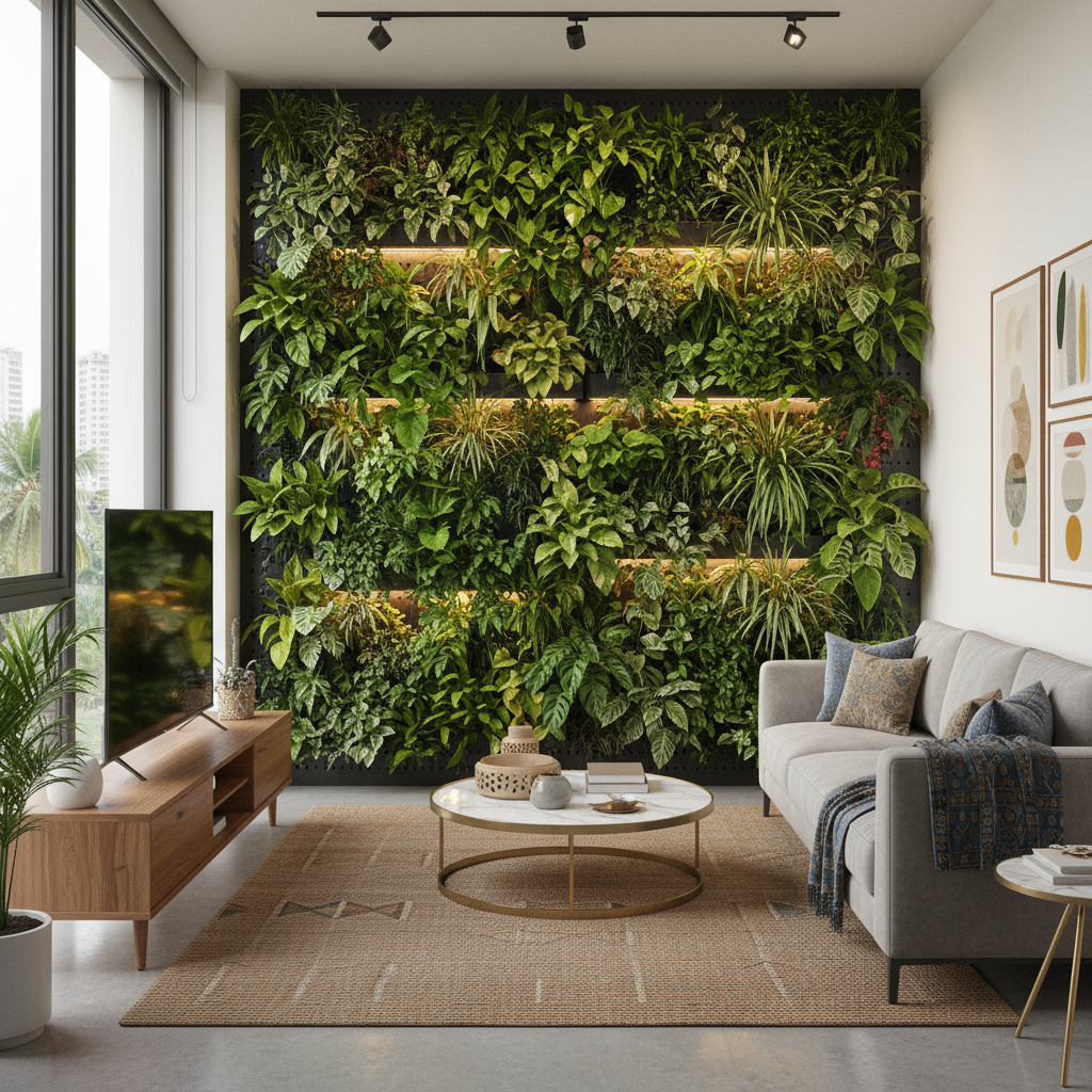 indoor vertical garden maintenance