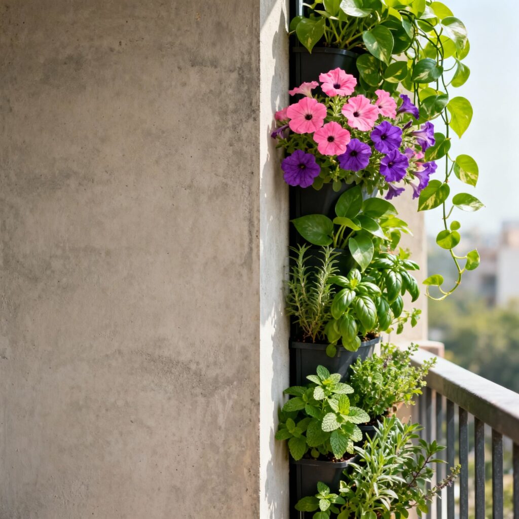 how to plant a vertical wall garden