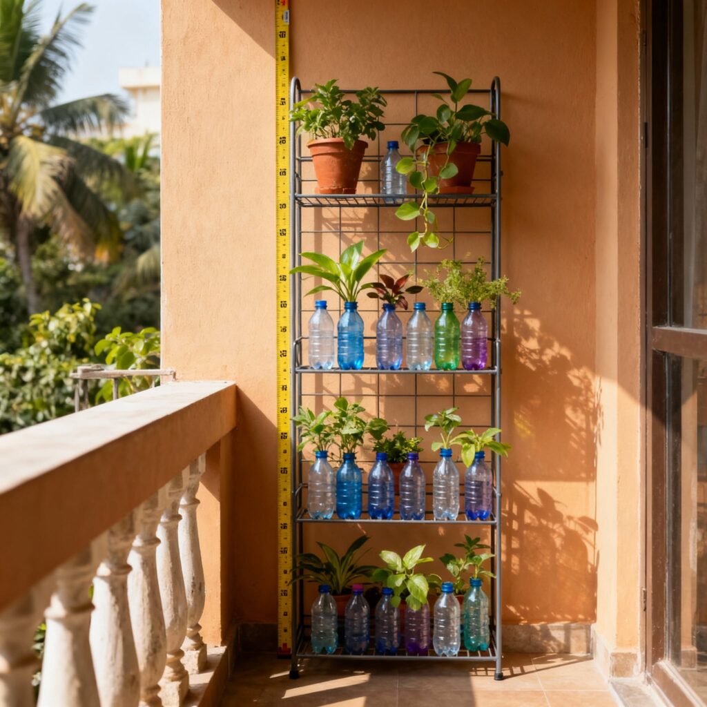 How to arrange plants in small balcony in india
