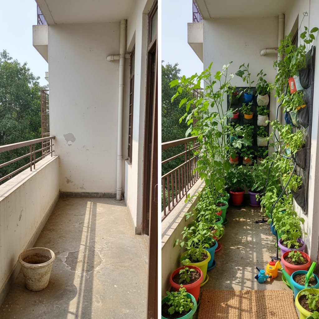 how to grow a garden on your balcony