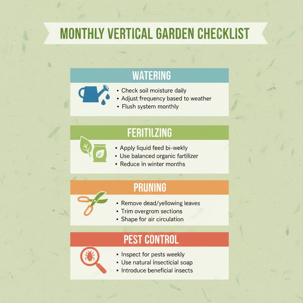 Best indoor vertical garden maintenance tips
