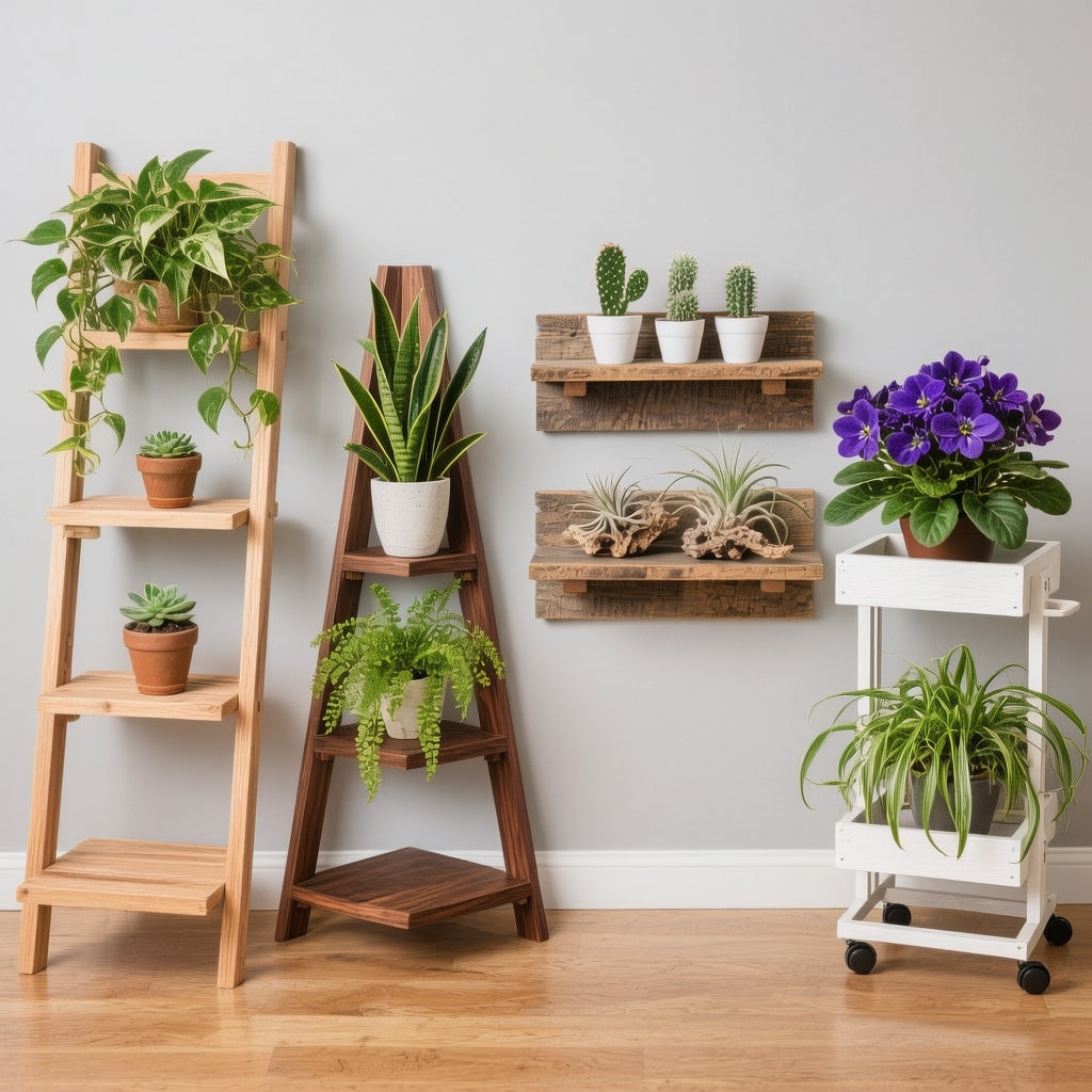 Diy plant stand indoor outdoor
