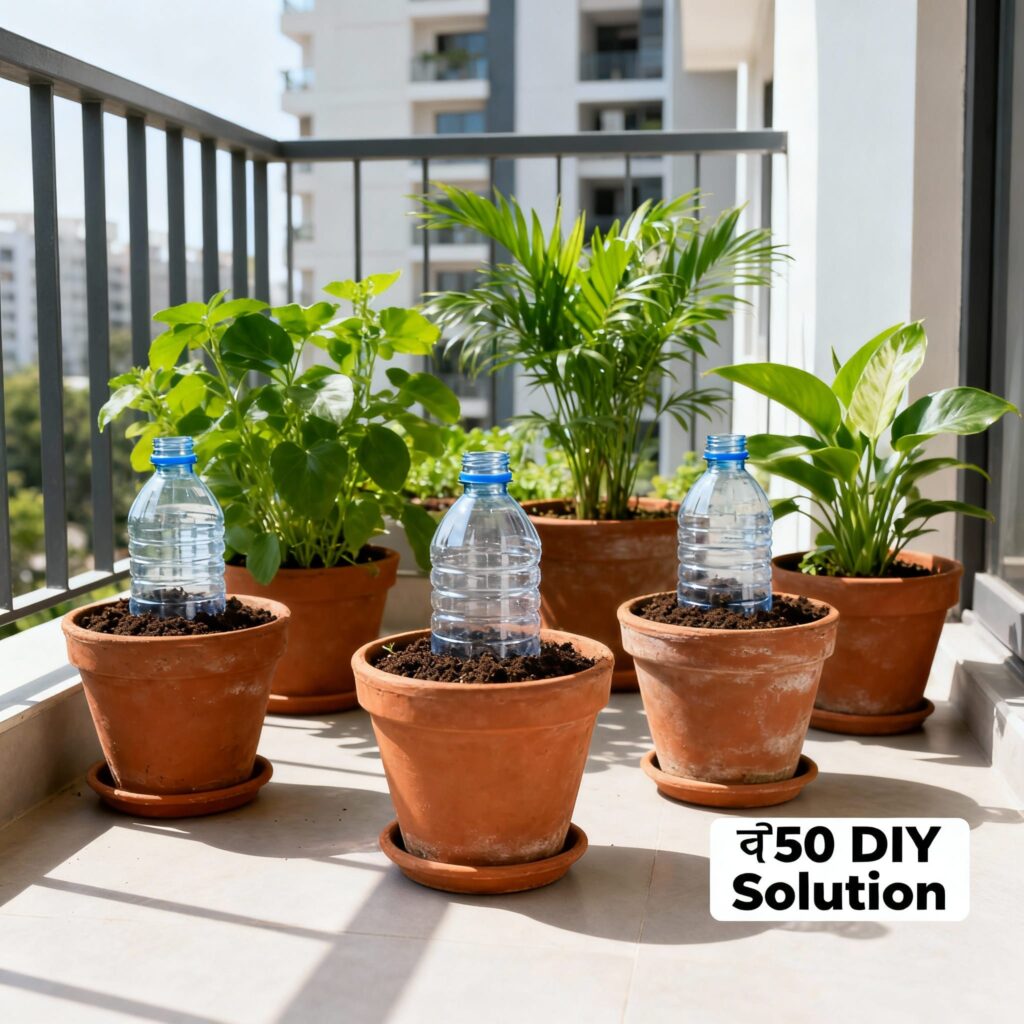 Slow release water for plants DIY
