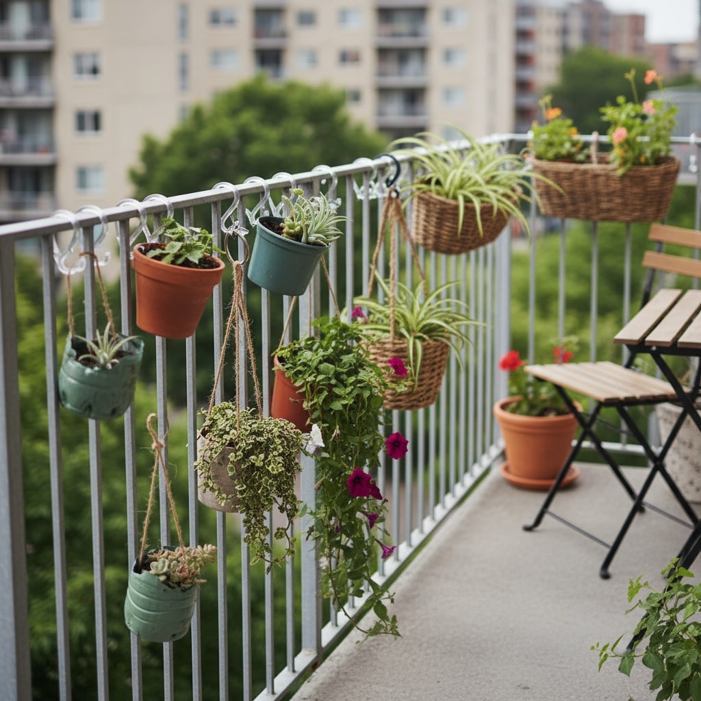 how to hang heavy planters from ceiling
