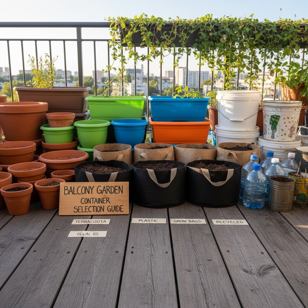 low maintenance balcony garden plants