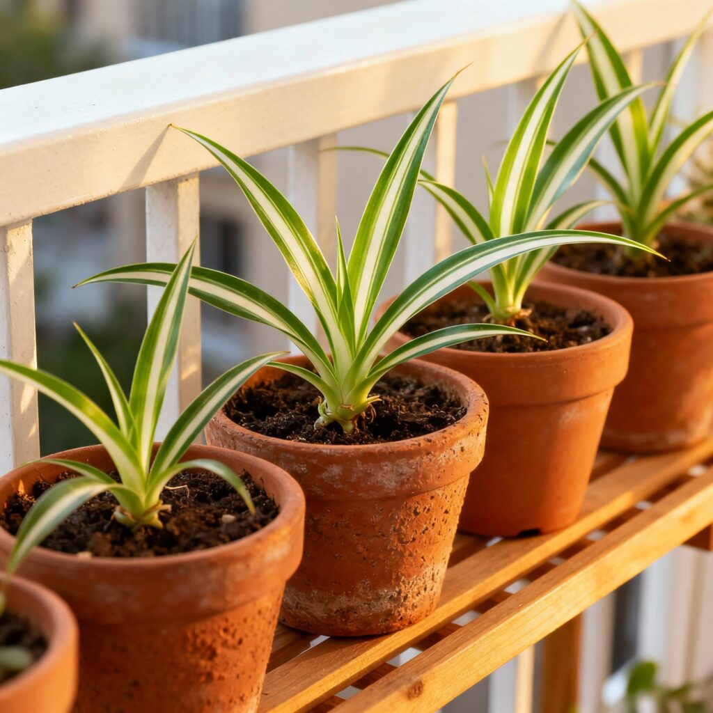 How often to water spider plant indoors
