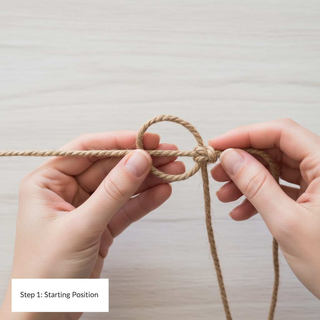jute rope plant hanger DIY
