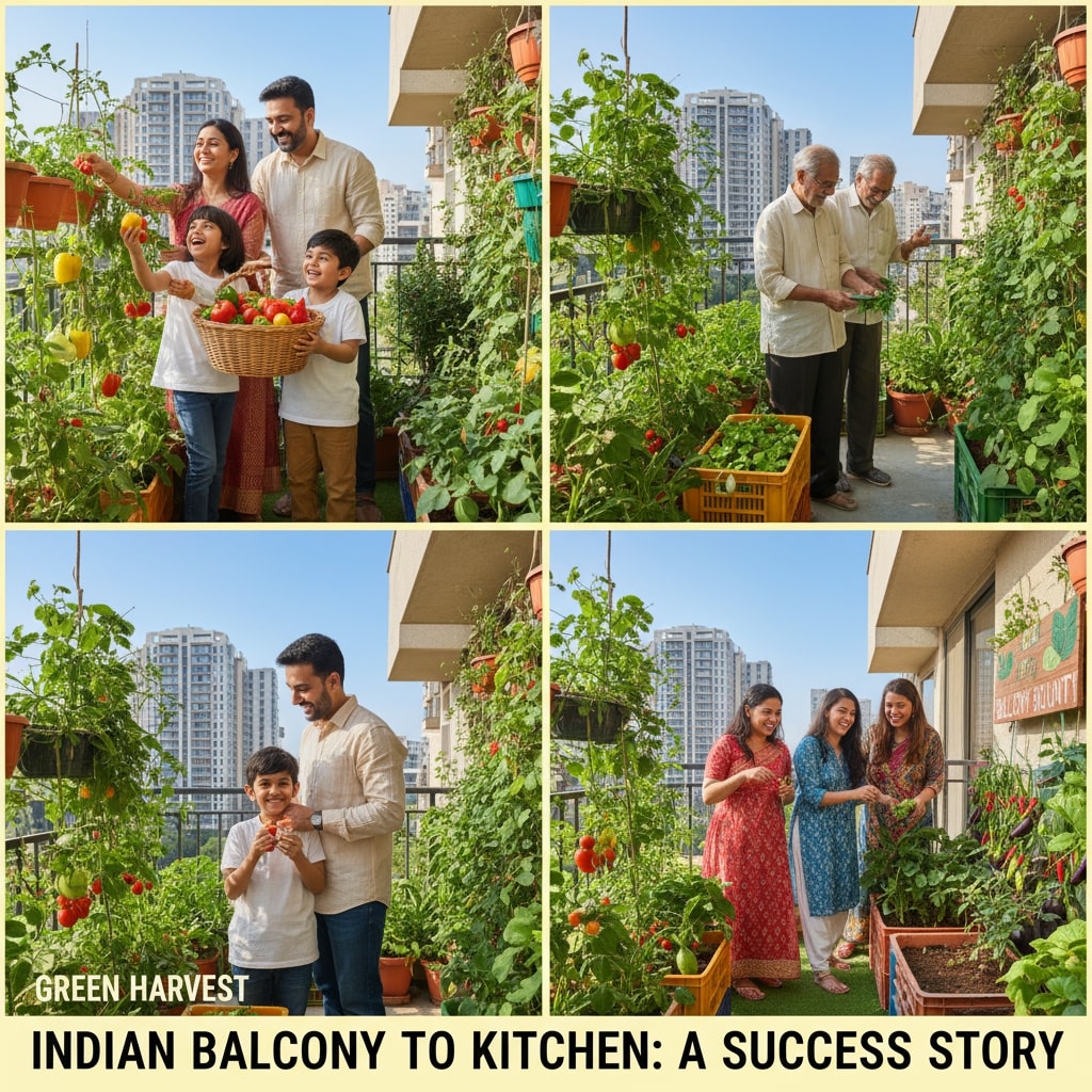 Indian apartment garden success