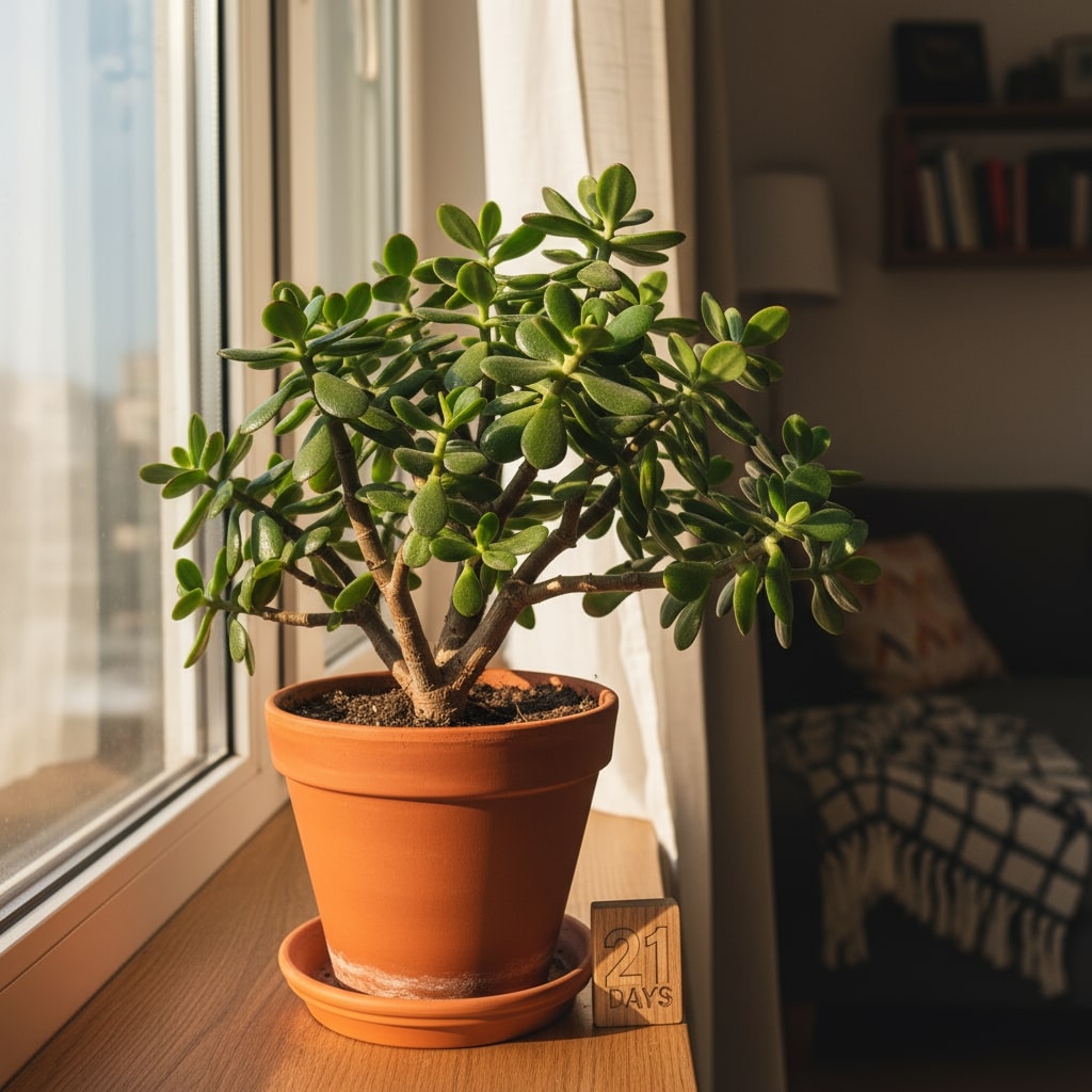 How much water does a jade plant need in winter
