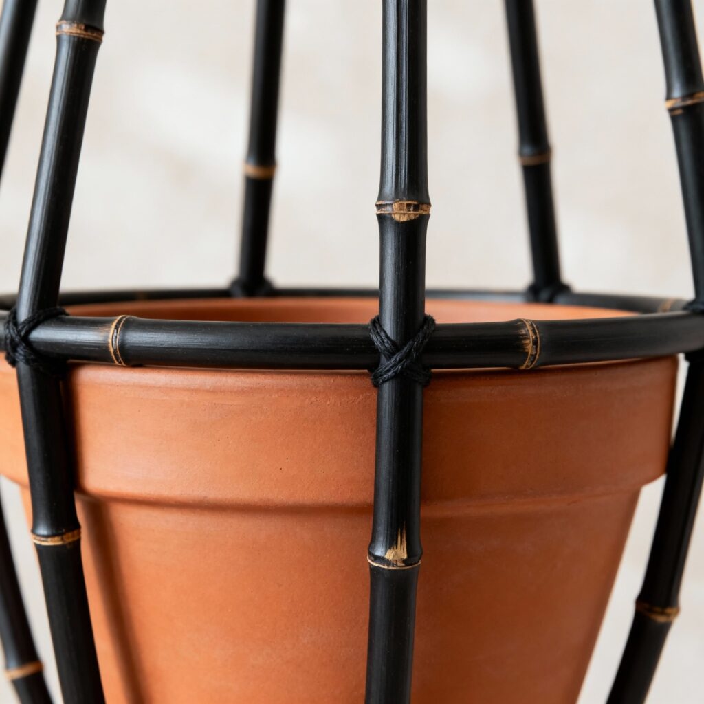 how to make a bamboo planter box
