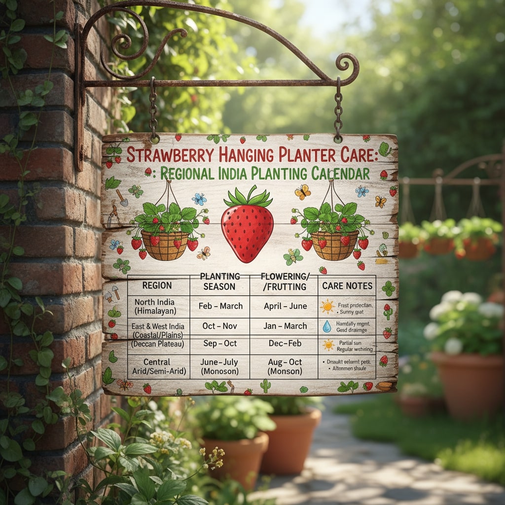 hanging strawberry plant care
