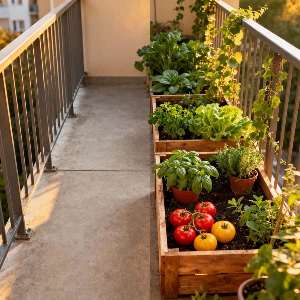 apartment vegetable gardening