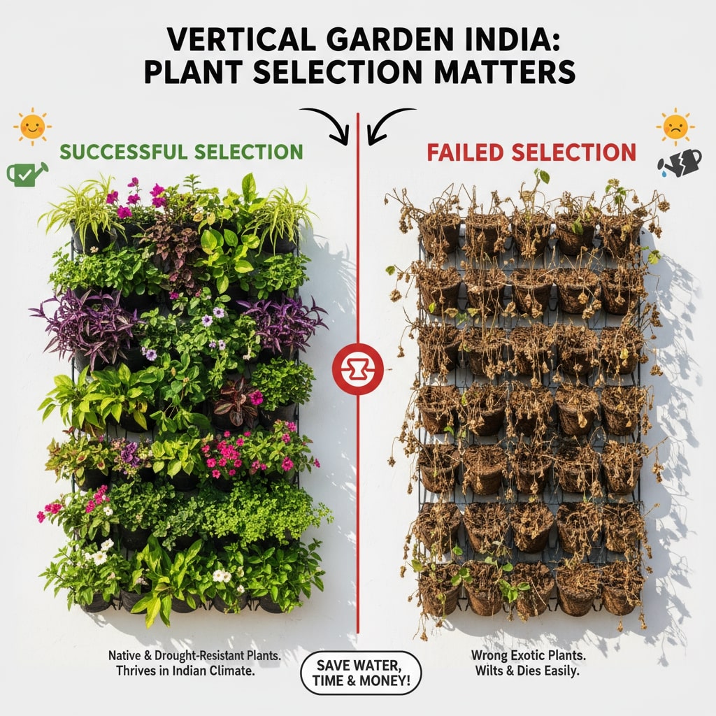 Evergreen drought tolerant plants for vertical green walls
