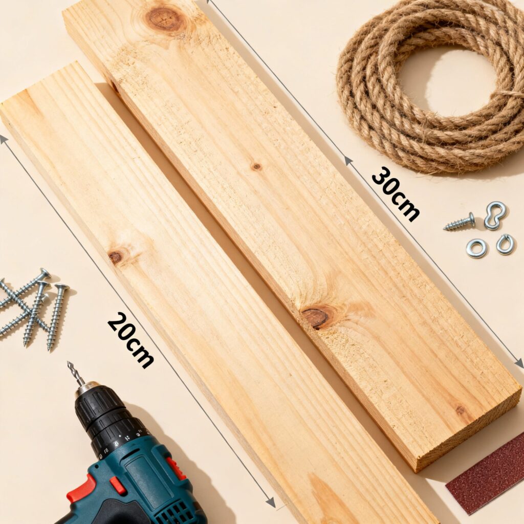 how to make a wooden hanging planter
