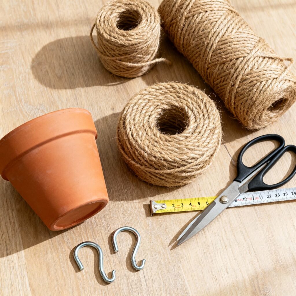 How to make jute hanging planter step by step
