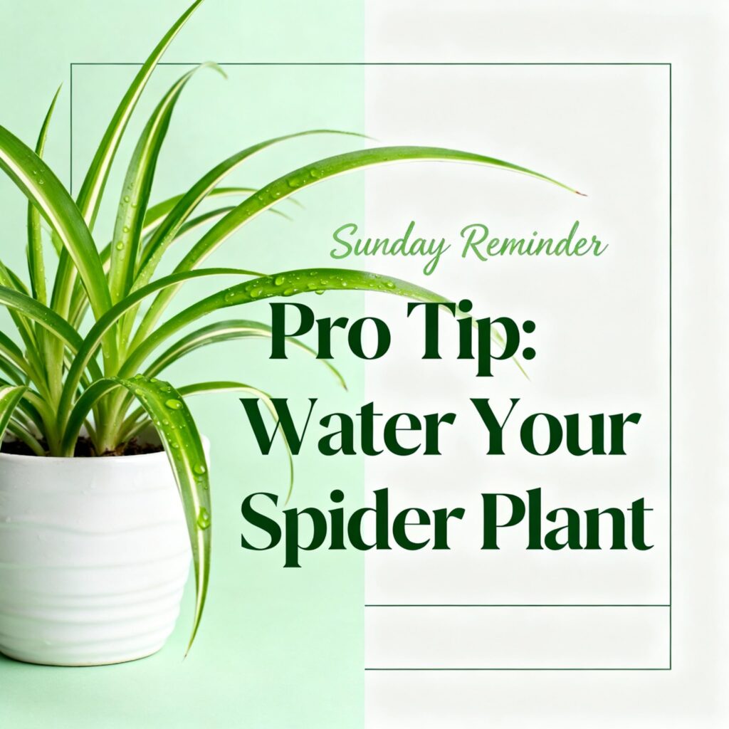 How often to water spider plant in summer
