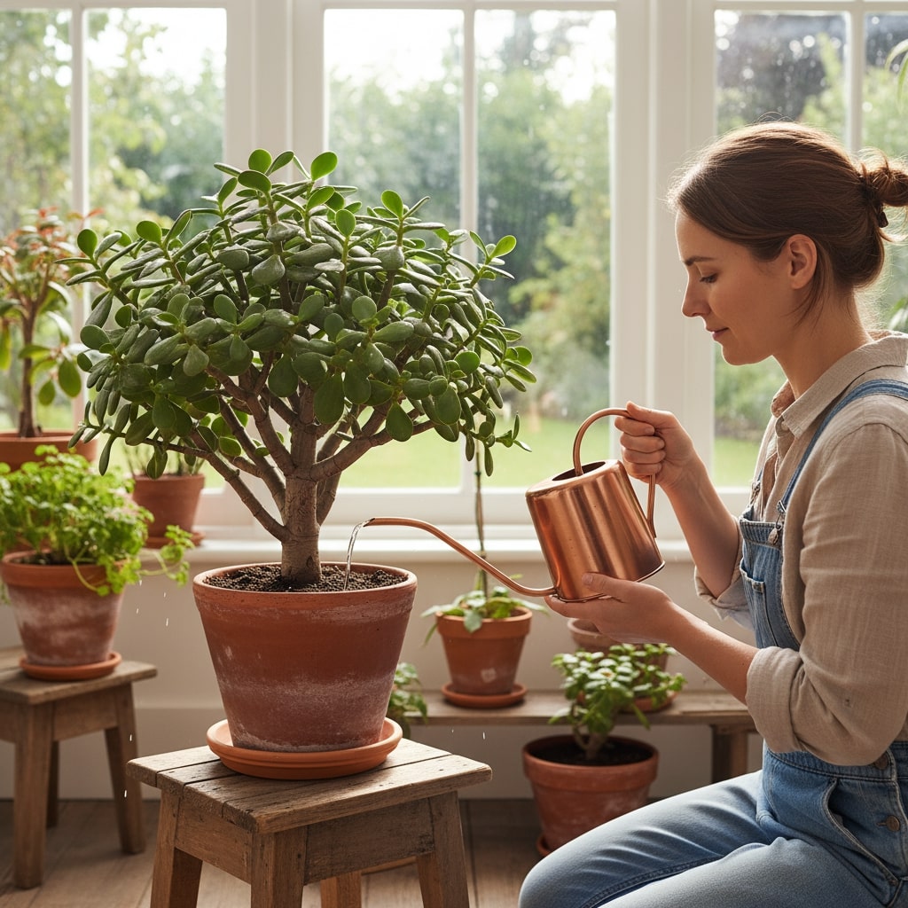 jade plant watering tips