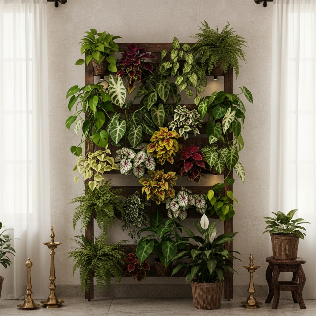 Plants suitable for vertical garden in India
