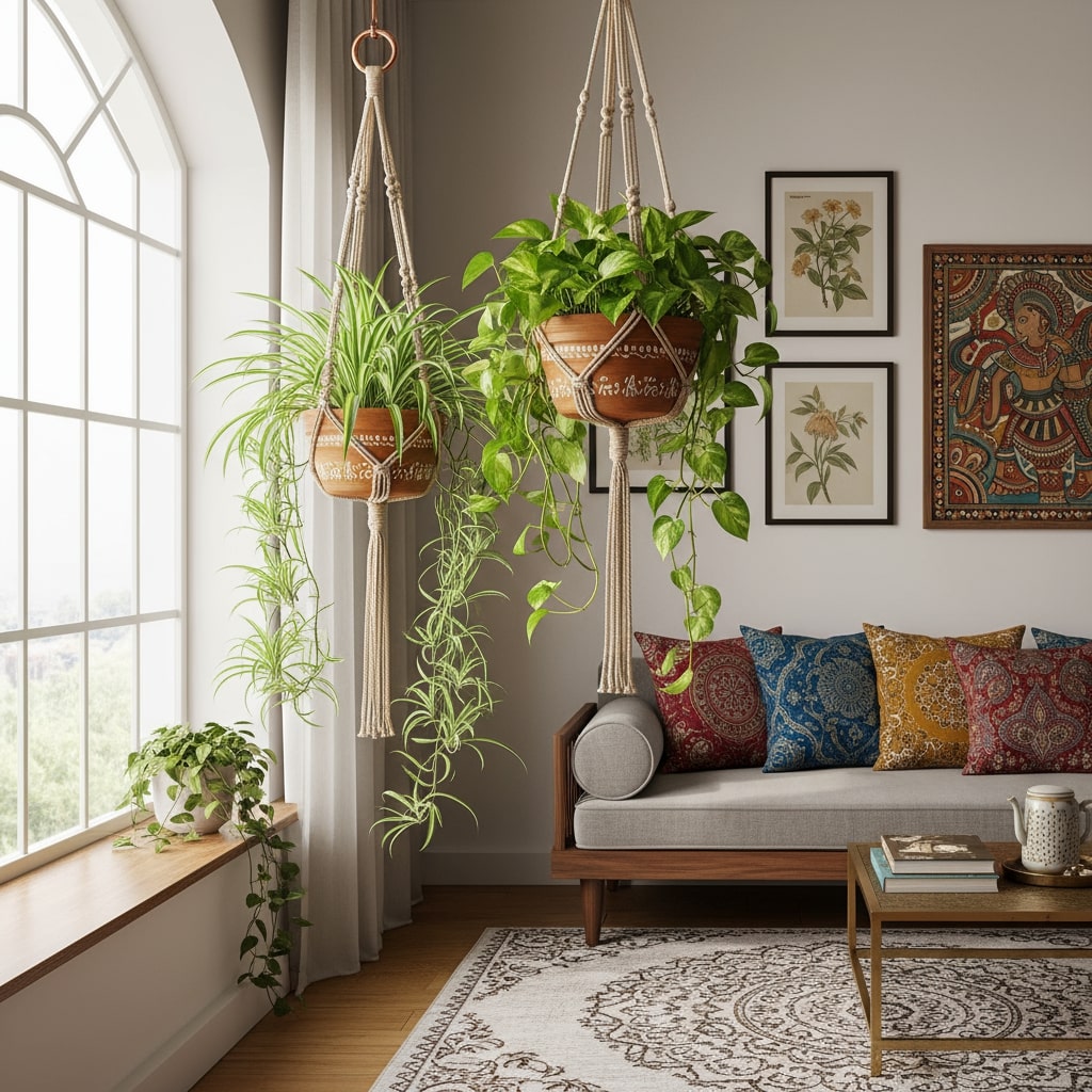 diy hanging planter for home decoration
