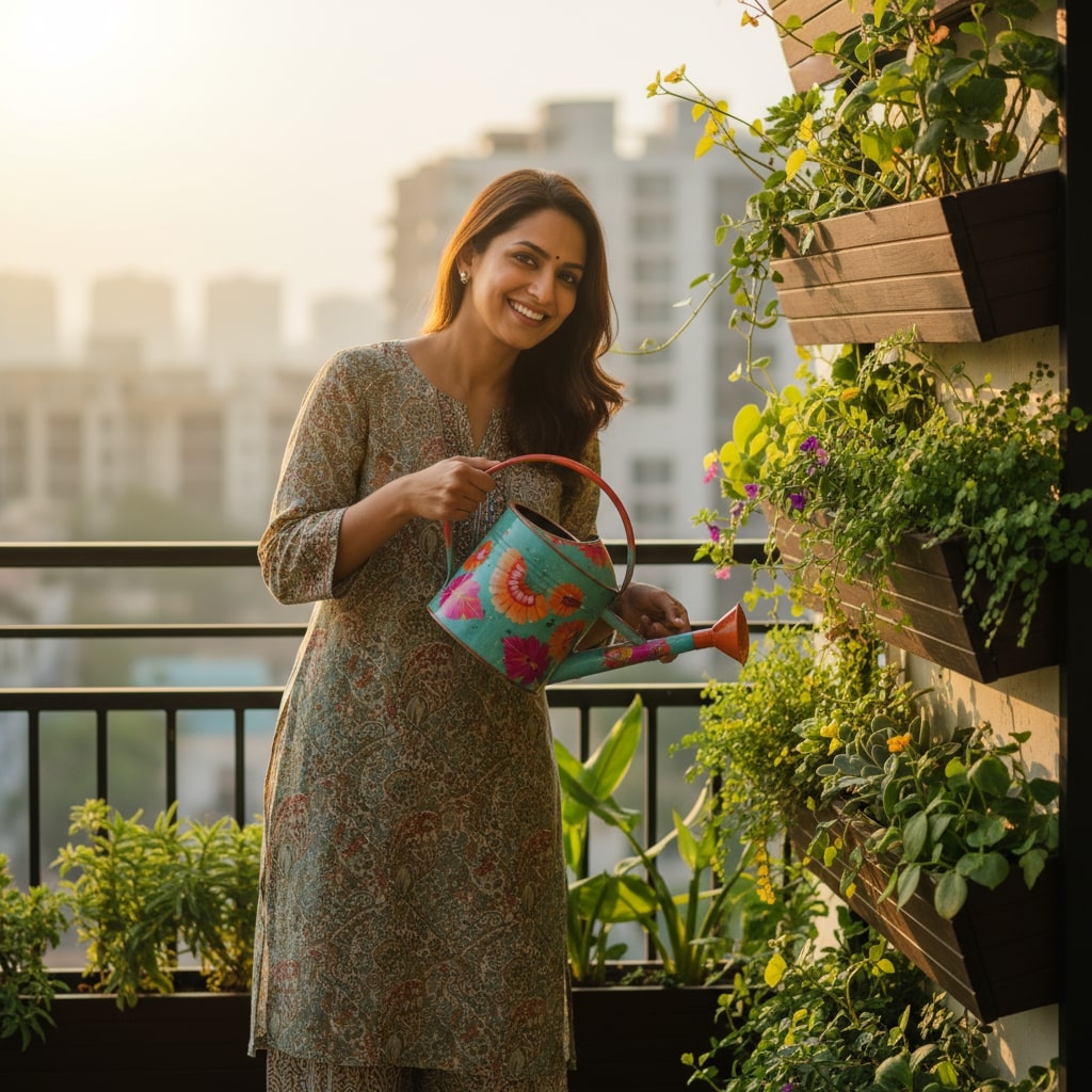 Vertical garden ideas for balcony

