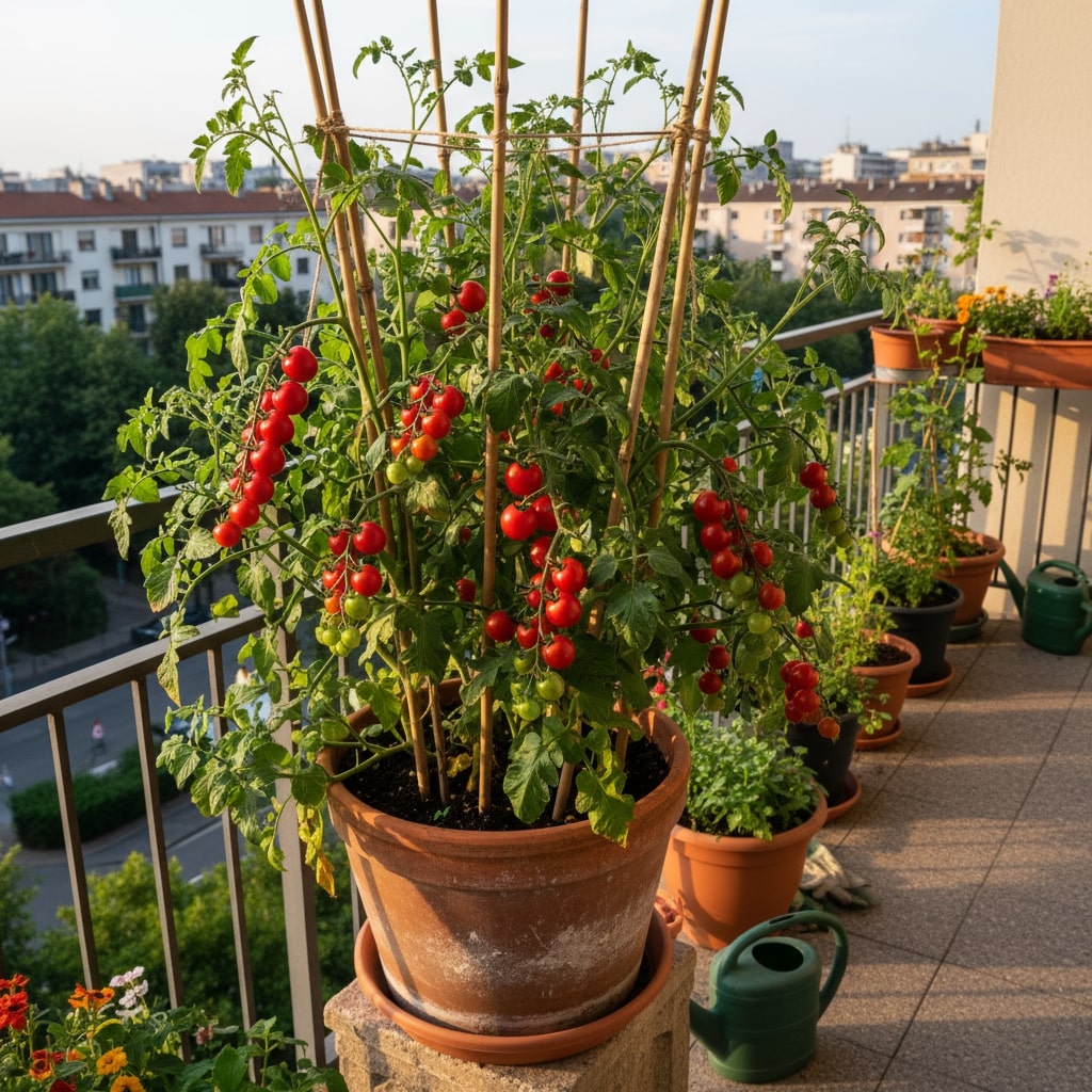 starter container vegetable garden balcony