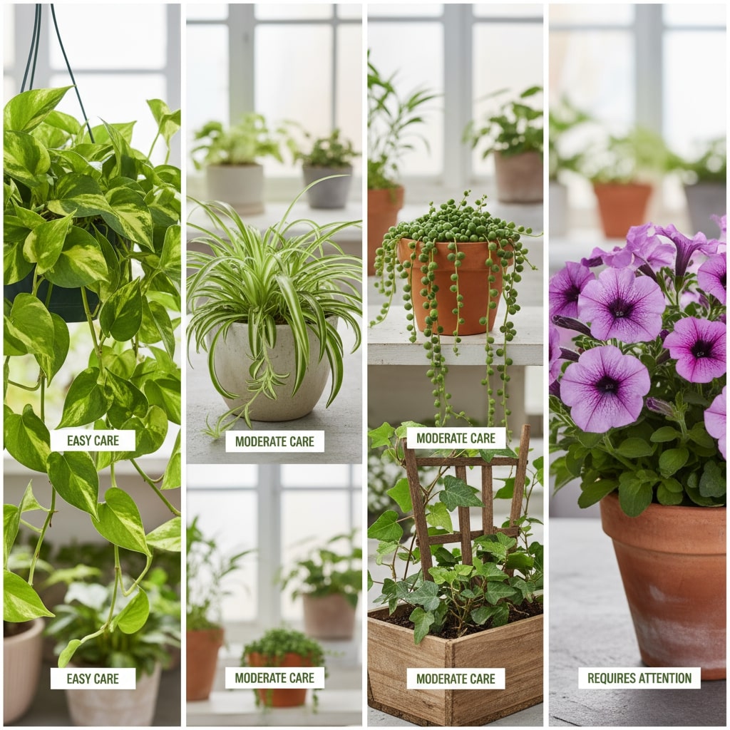 Easy hanging planter box tutorial for indoor plants
