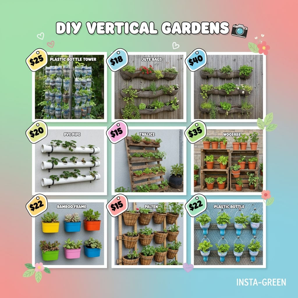 Diy vertical garden design ideas on a budget
