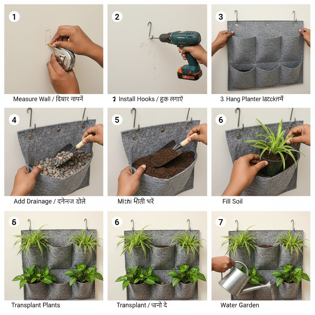 Plants suitable for vertical garden in India
