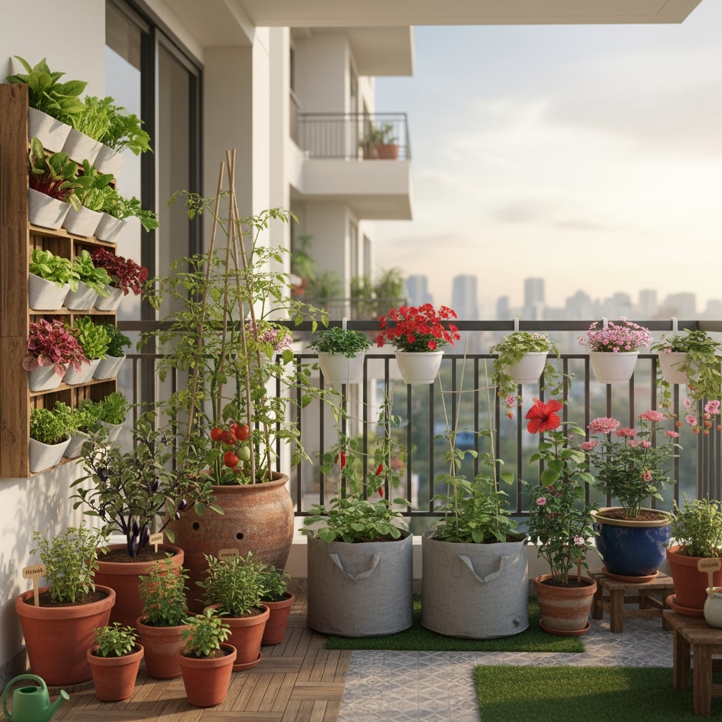 how to grow a garden on your balcony