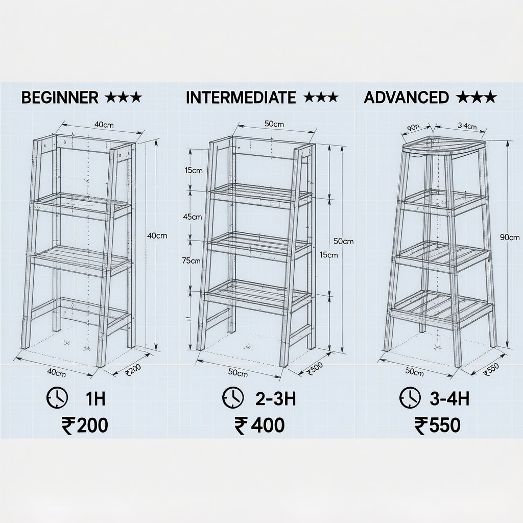 Handmade diy plant stand plans
