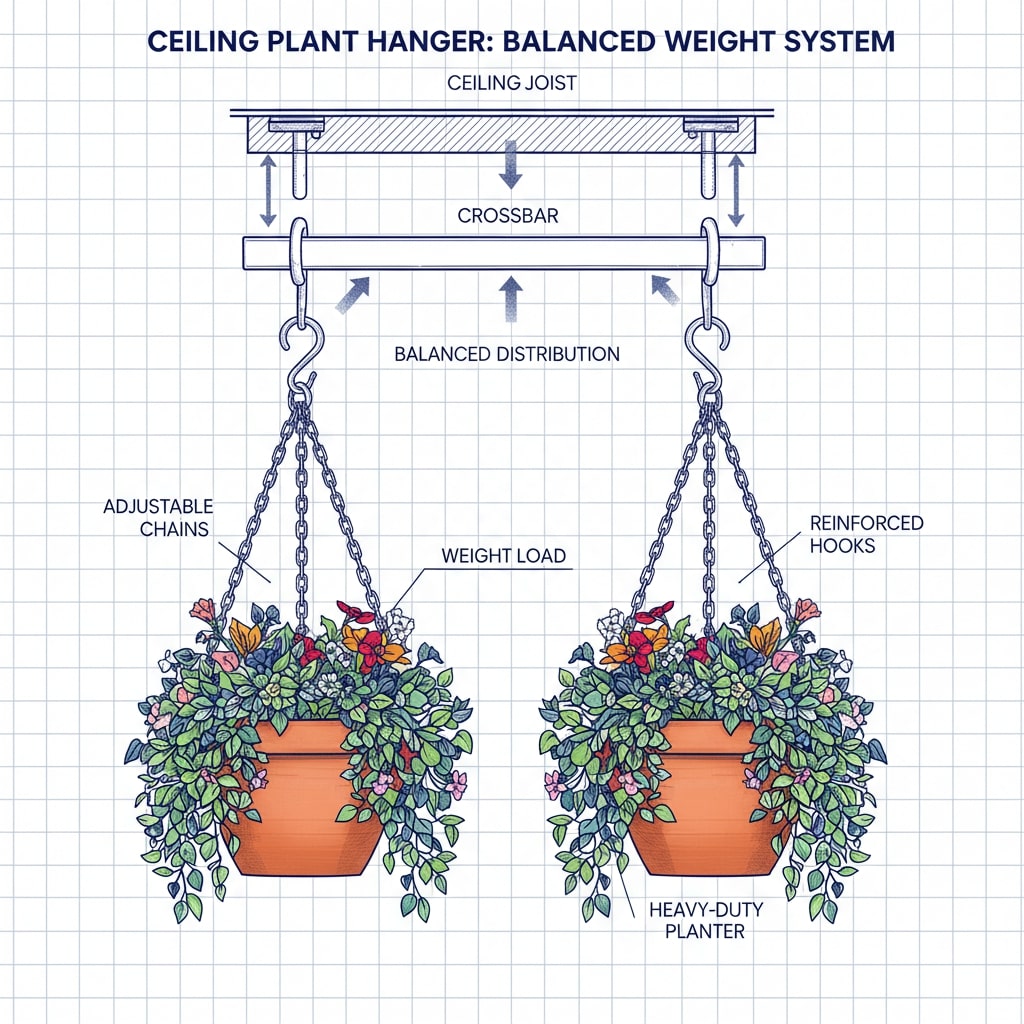 best ceiling hooks for hanging plants
