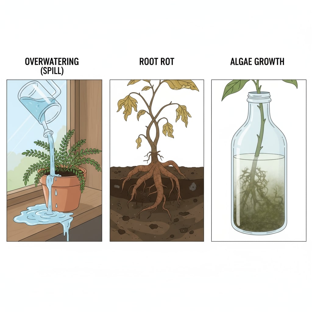 How to water plants while away with water bottle
