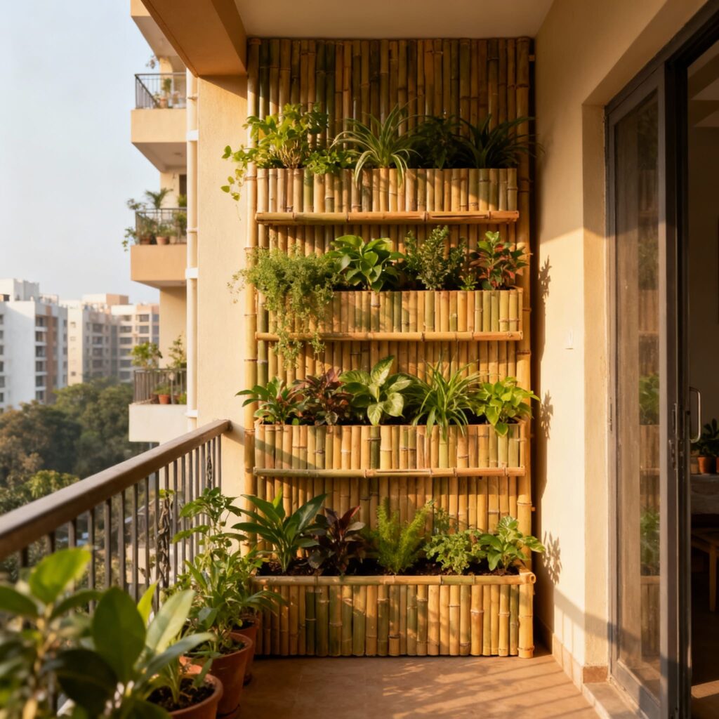 how to make a bamboo planter box
