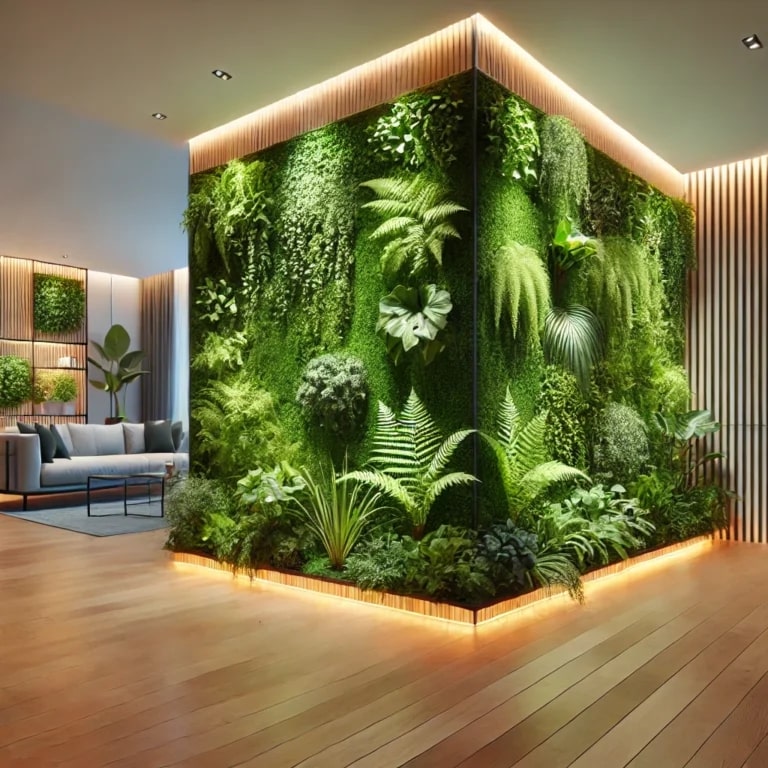 how to make vertical garden indoor living wall
